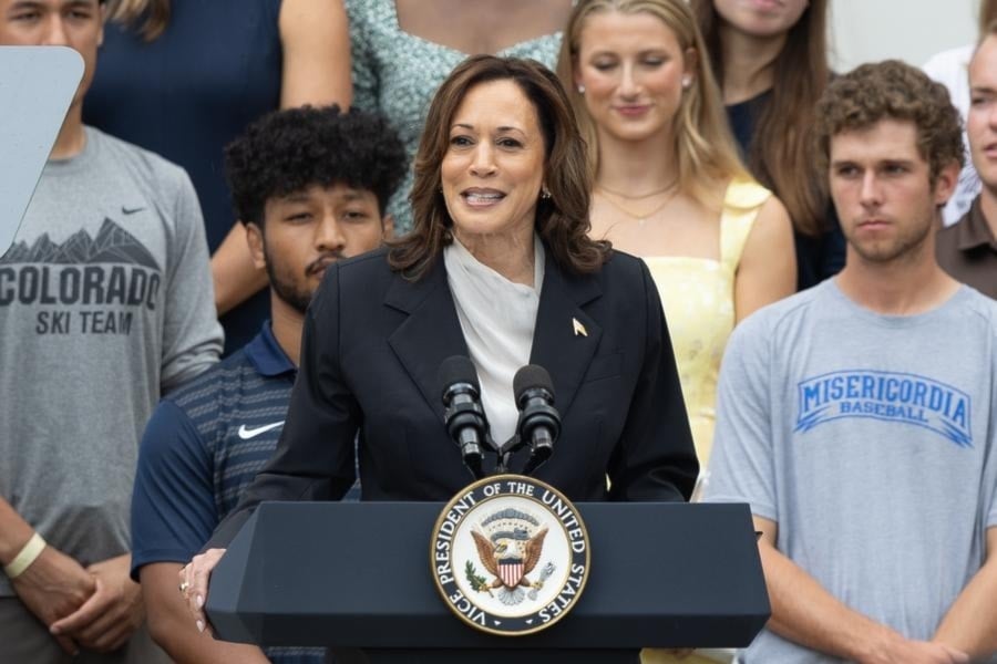 La vicepresidenta de Estados Unidos, Kamala Harris.