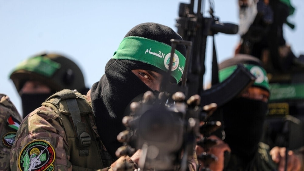 Miembros del movimiento de resistencia palestino Hamas.