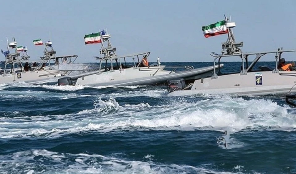 Embarcaciones de la Marina del Cuerpo de Guardianes de la Revolución Islámica de Irán.