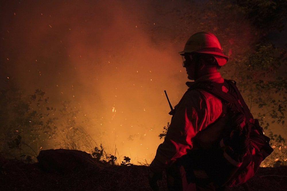 Incendio forestal devasta en California, Estados Unidos. Foto: AP. 