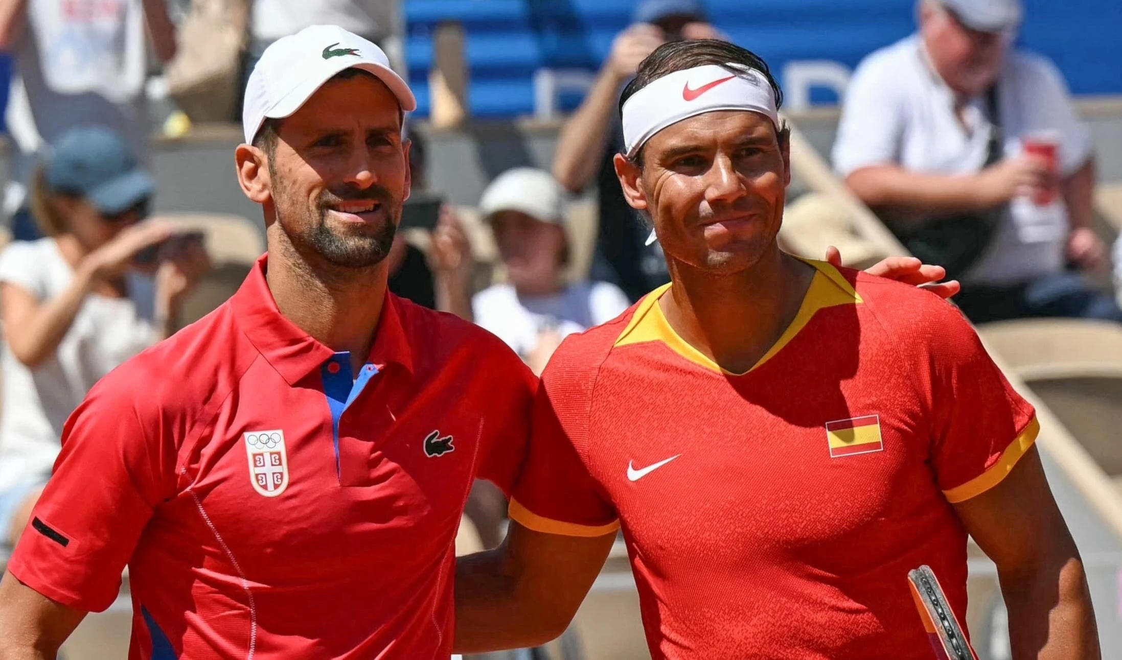 Djokovic vence a Nadal en choque de leyendas en tenis olímpico.