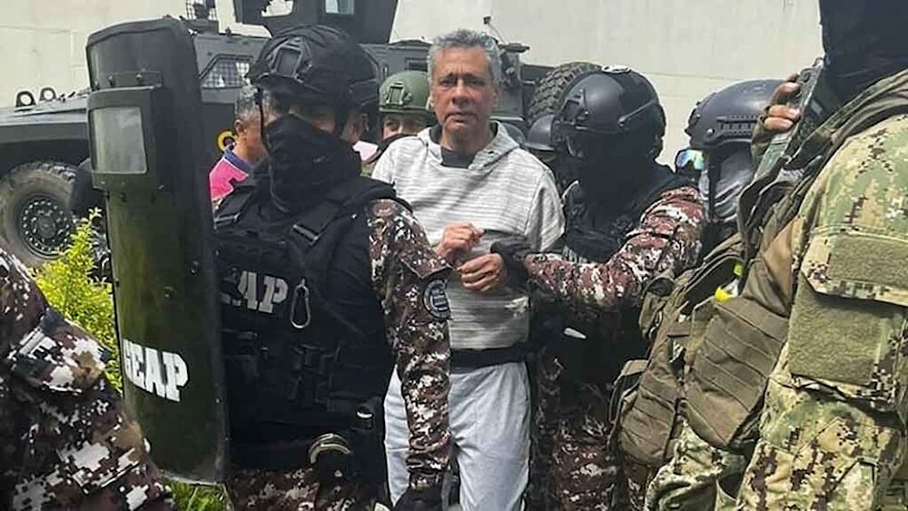 El 5 de abril pasado la policía ecuatoriana allanó la embajada mexicana en Quito para capturar a Jorge Glas por orden del presidente Daniel Noboa.