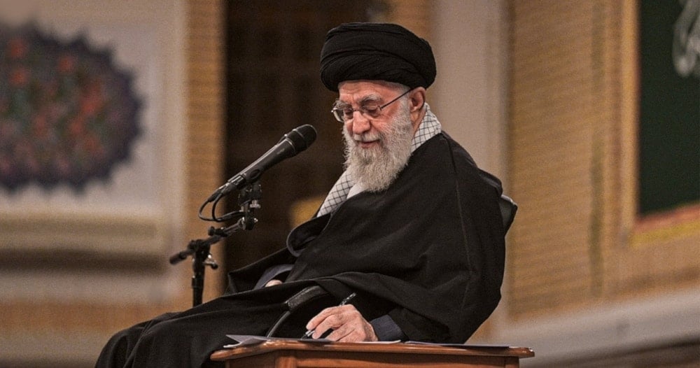 El líder de la Revolución y de la República Islámica de Irán, ayatollah Sayyed Ali Khamenei.