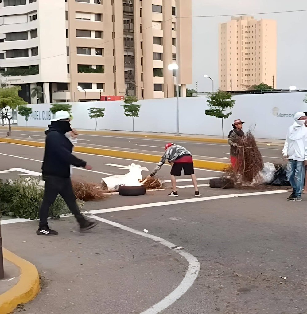 Grupos violentos cerraron calles de Zulia tras elecciones en Venezuela