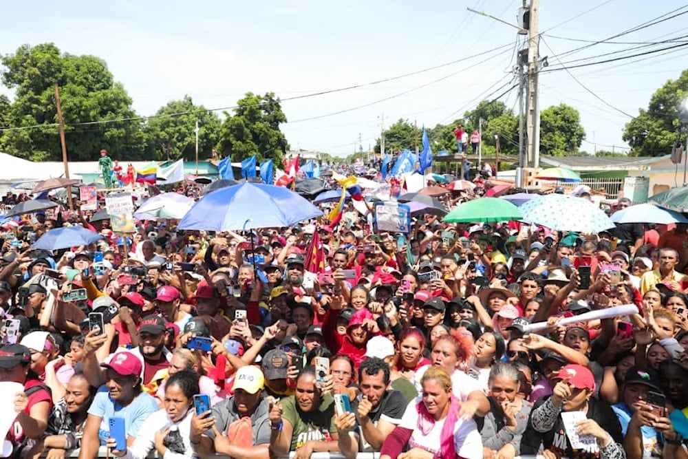 El candidato Nicolás Maduro arrancó campaña electoral en el estado de Zulia, Venezuela