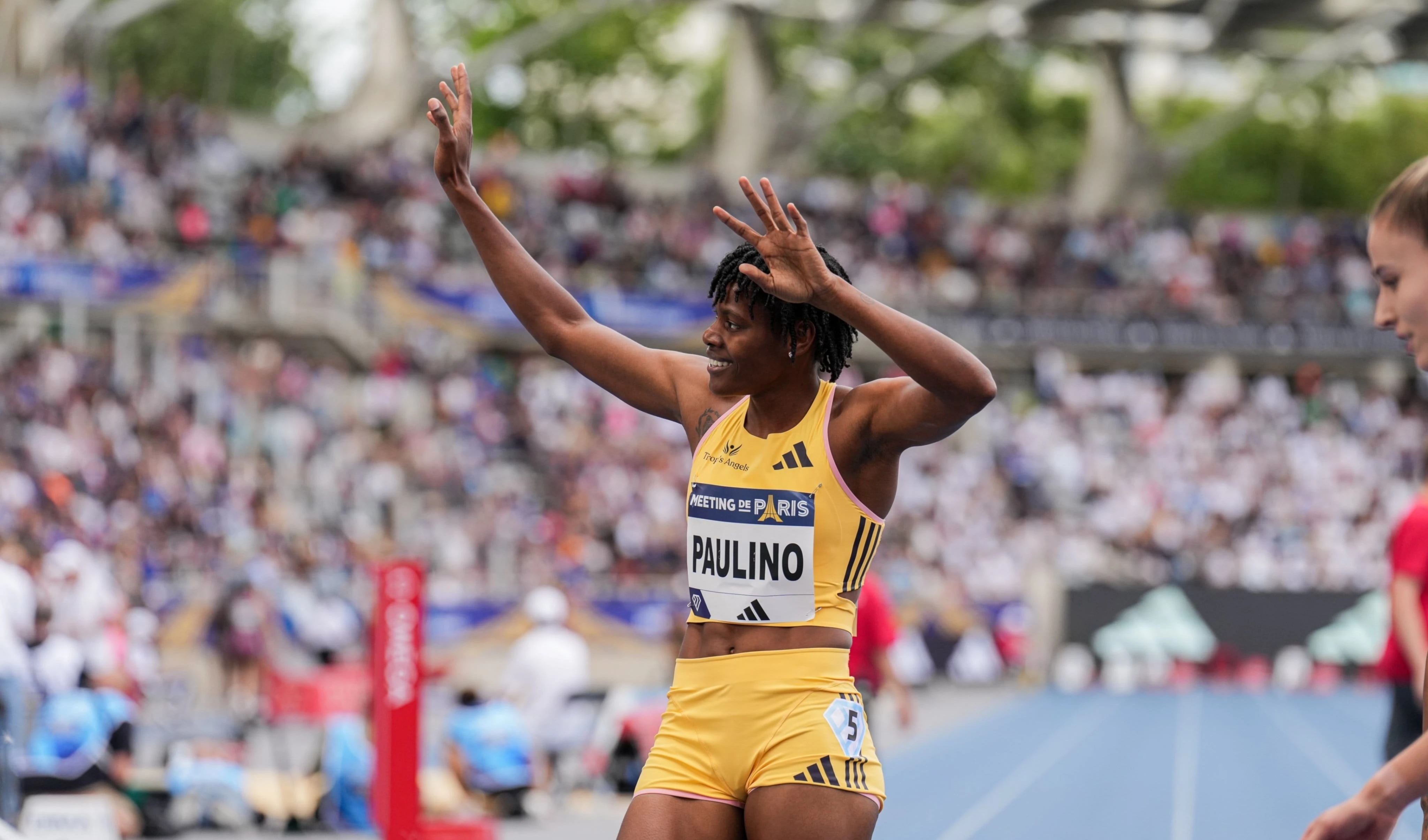 Dominicana Paulino y brasileño Dos Santos destacan en Meeting de París.