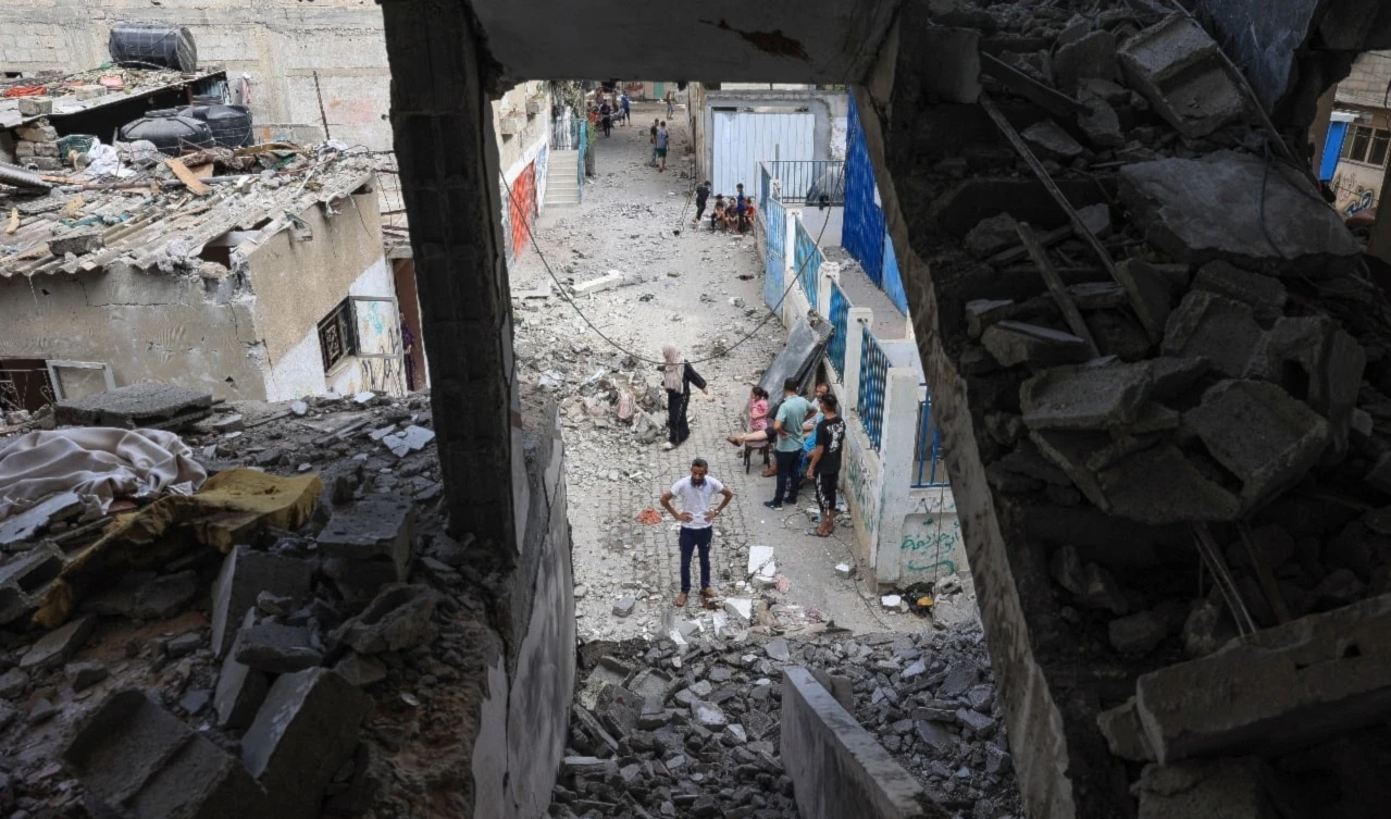 La guerra mutila el corazón de la humanidad. Foto AFP