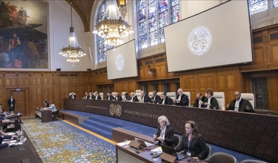 Sesión de la Corte Internacional de Justicia.