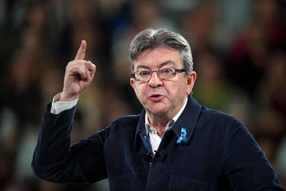 El líder del partido Francia Insumisa, Jean-Luc Mélenchon.