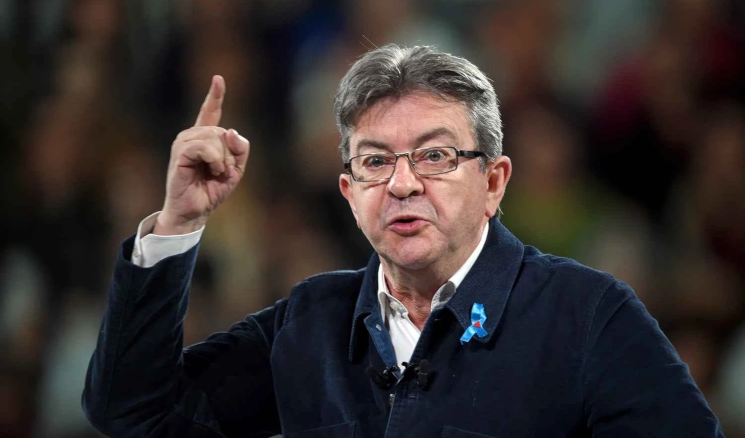 El líder del partido Francia Insumisa, Jean-Luc Mélenchon.