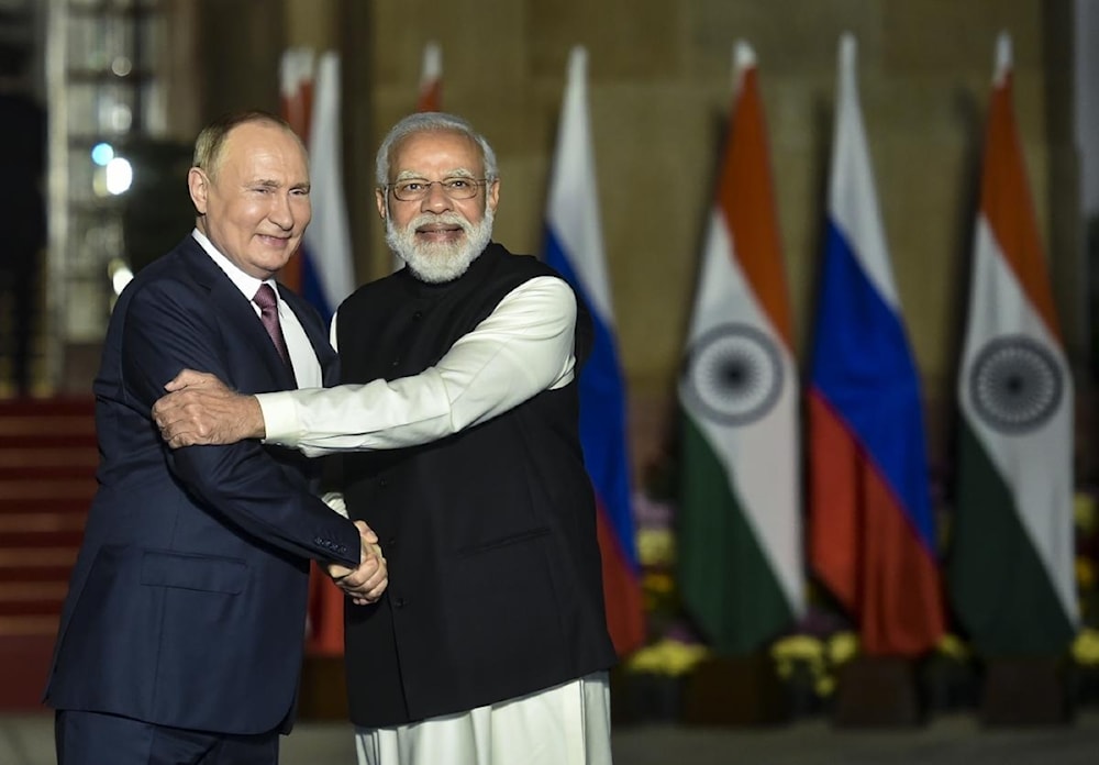 El primer ministro de la India, Narendra Modi, junto al presidente de Rusia, Vladimir Putin. Fuente: BTI