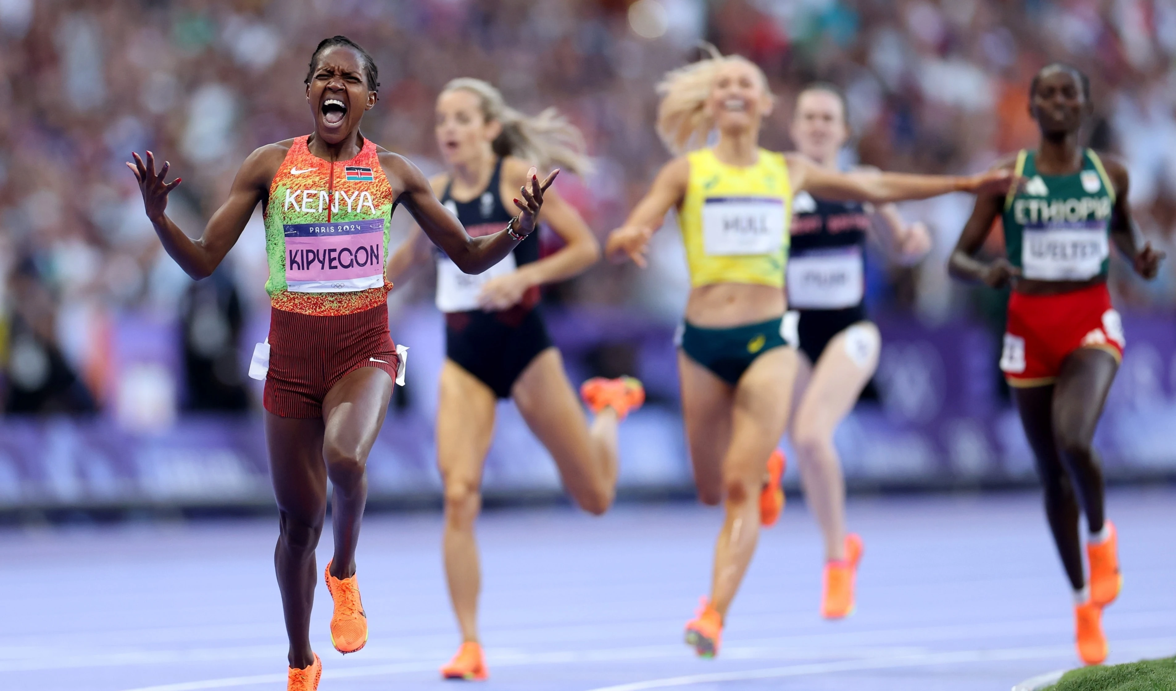 Kipyegon es tricampeona olímpica y Kenya lidera a África en Paris.