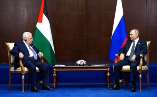 Presidente ruso, Vladimir Putin, recibe en Moscú a su homólogo palestino, Mahmoud Abbas (Agencias)