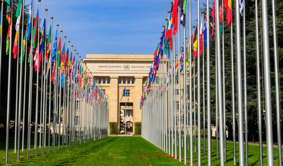 Sede de la ONU en Ginebra. Sede de la ONU en Ginebra.