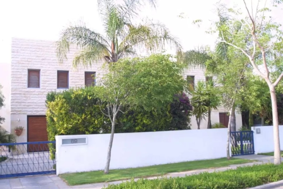 Residencia del primer ministro israelí, Benjamín Netanyahu, en Haifa.