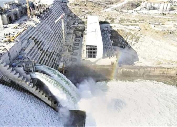 Presa de Al-Nahda en el río Nilo.