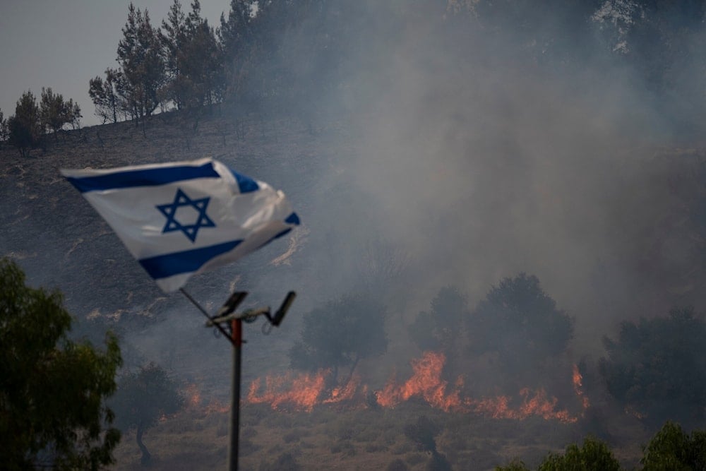 Incendios afectan la ciudad de Safad, en el norte de la Palestina ocupada.