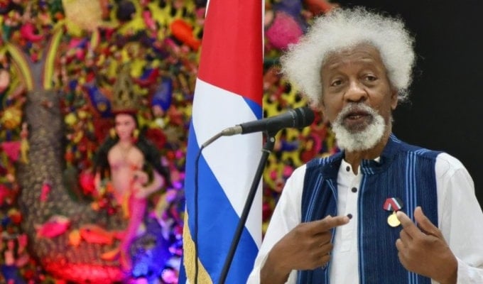 Premio Nobel de Literatura Wole Soyinka visita Cuba 