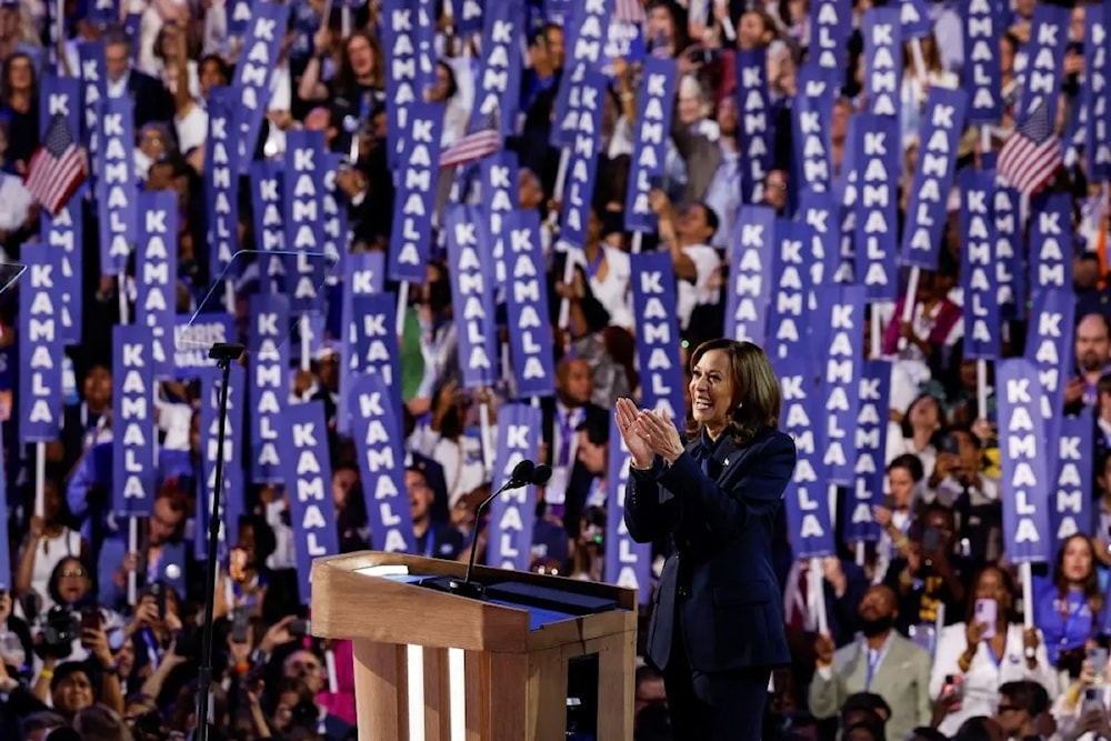 Kamala Harris acepta candidatura a la presidencia de EE. UU..