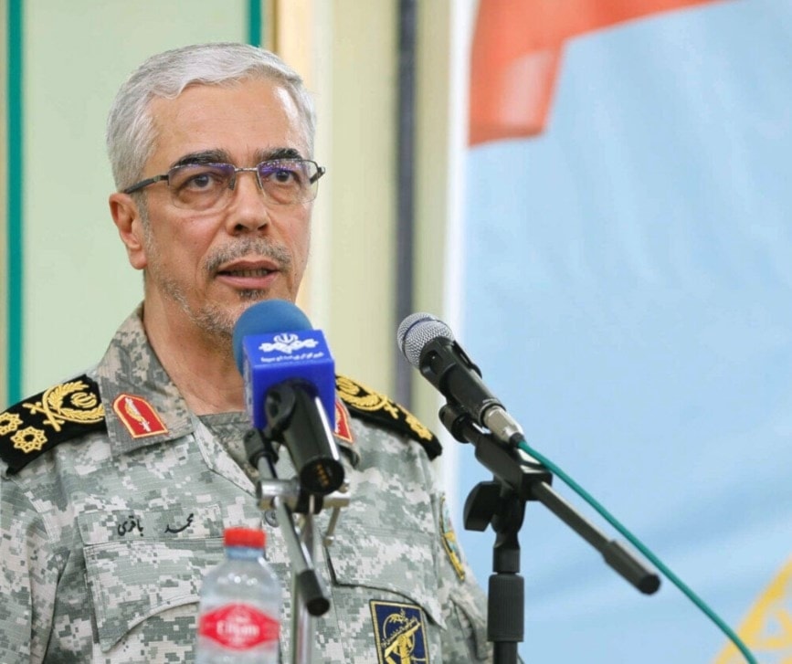 El jefe del Estado Mayor de las Fuerzas Armadas de Irán, general de división Mohammad Bagheri.