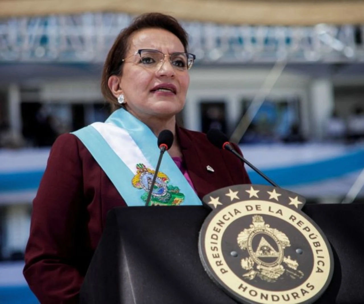 Presidenta de Honduras, Xiomara Castro.