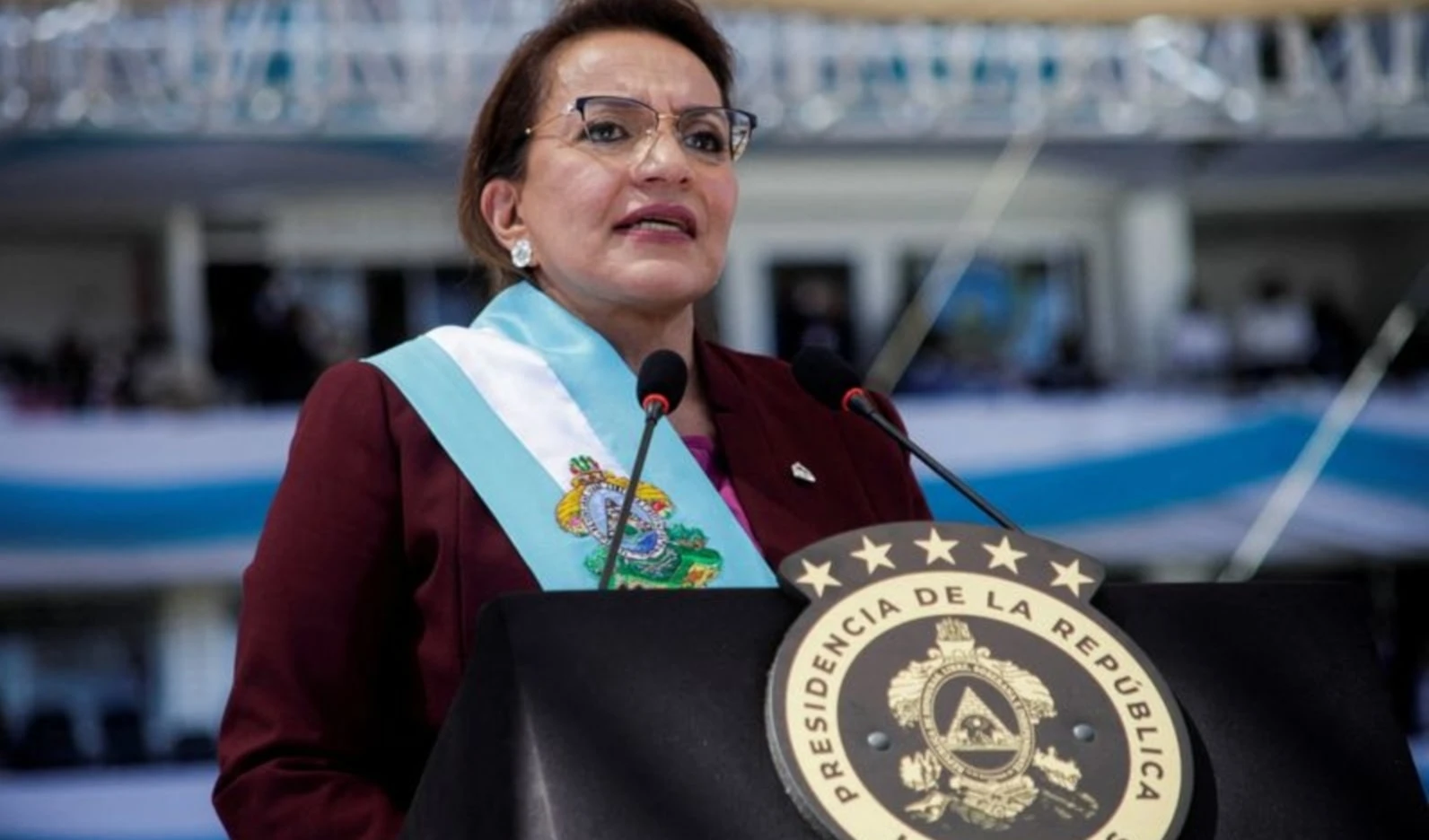 Presidenta de Honduras, Xiomara Castro.