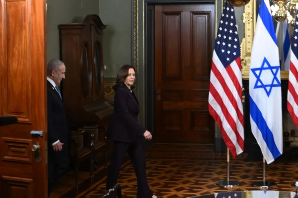 La vicepresidenta de EE. UU., Kamala Harris, y el primer ministro de 