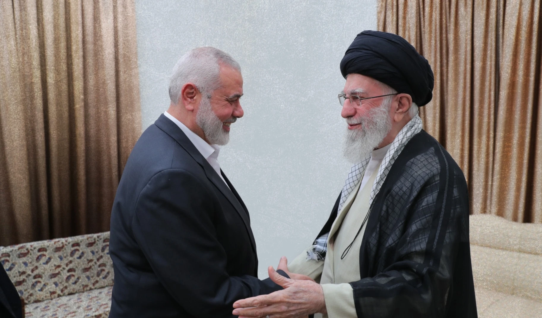 Mártir de Hamas, Ismail Haniyeh, y Líder Supremo de Irán, Sayyed Ali Khamenei.