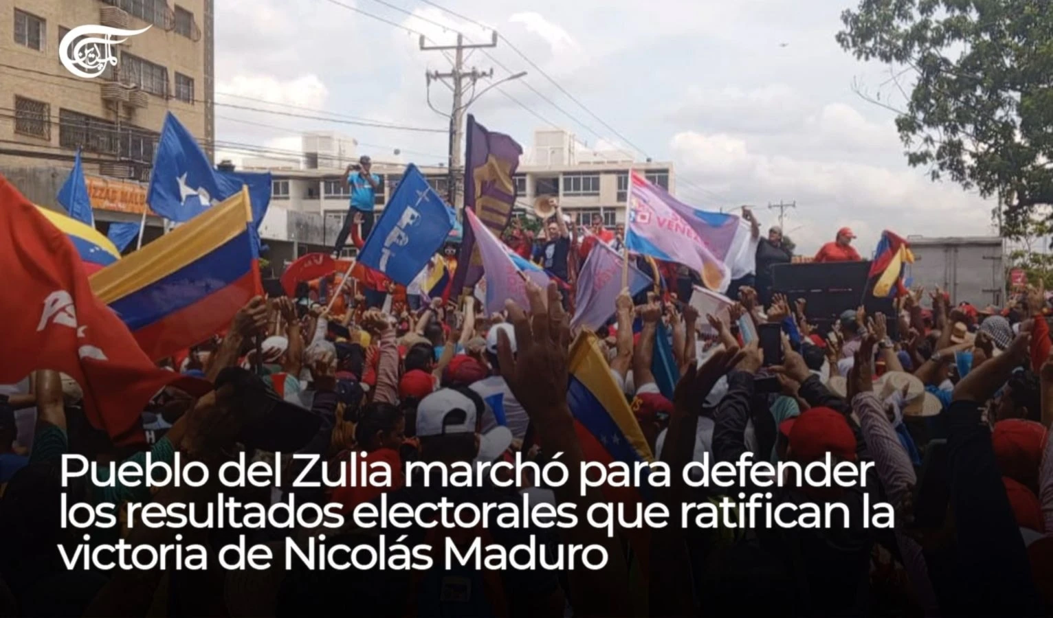 Pueblo del Zulia marchó para defender resultados electorales en Venezuela