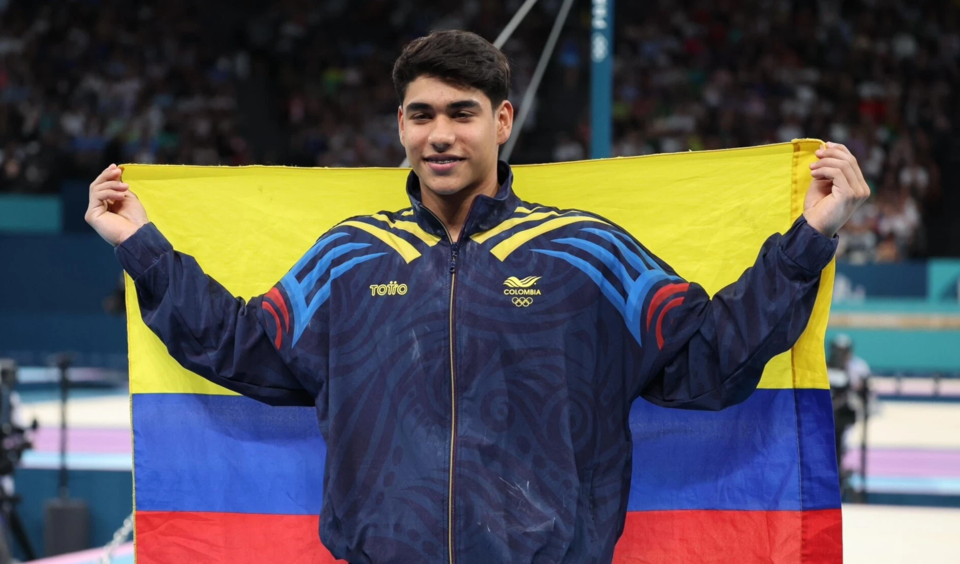 Gimnasta Barajas gana primera presea de Colombia en Paris 2024.