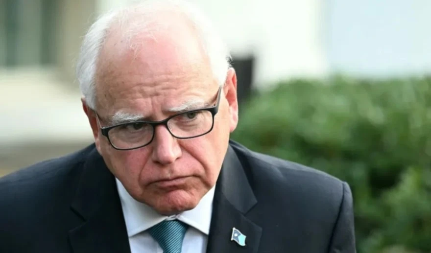 El gobernador de Minnesota, Tim Walz. El gobernador de Minnesota, Tim Walz.