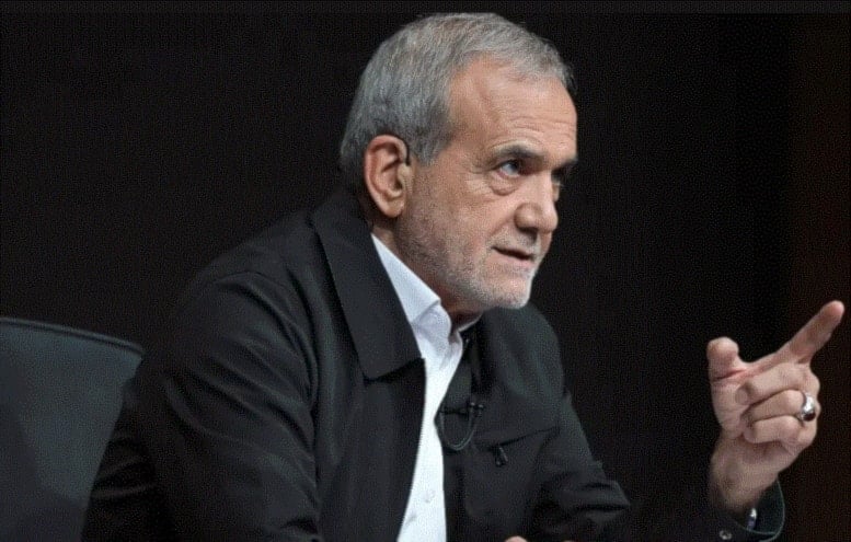 El presidente de Irán, Masoud Pezeshkian.