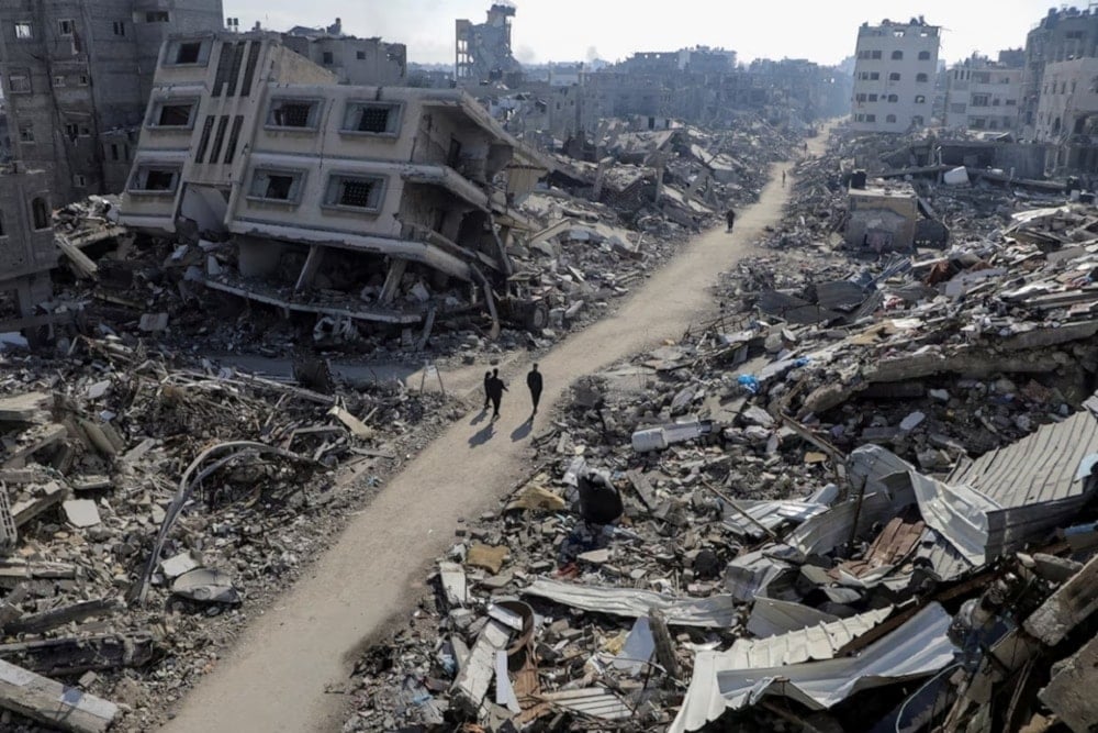 Destrucción causada por un bombardeo israelí anterior contra el campamento de Jabalia, al norte de la Franja de Gaza. (Foto: Reuters)