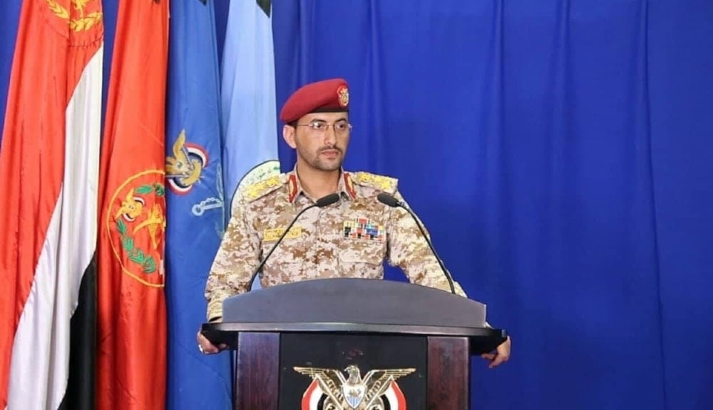 El portavoz de las Fuerzas Armadas de Yemen, general de brigada Yahya Sari.