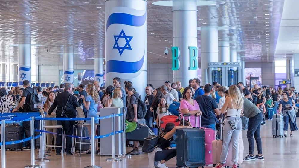 La sala de salidas del aeropuerto Ben Gurion de “Tel Aviv” el 26 de julio de 2024.