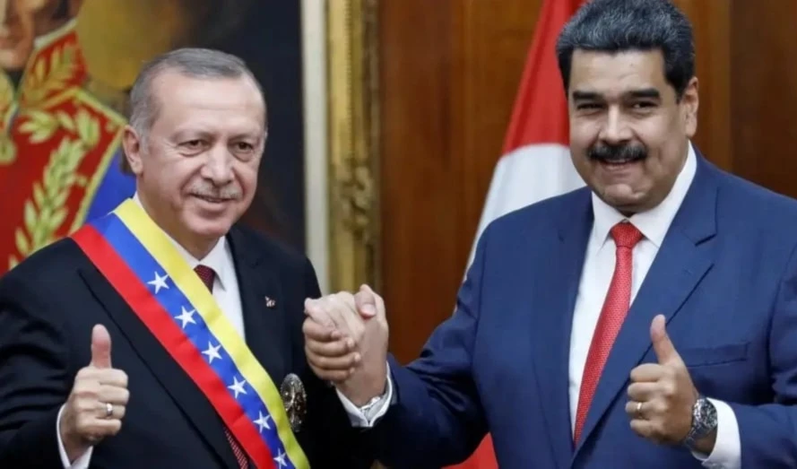 Recep Tayyip Erdogan y Nicolás Maduro en Venezuela. 2019 (Foto: Reuters)