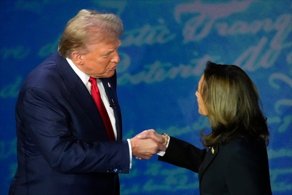 Realizan debate presidencial entre Kamala Harris y Donald Trump