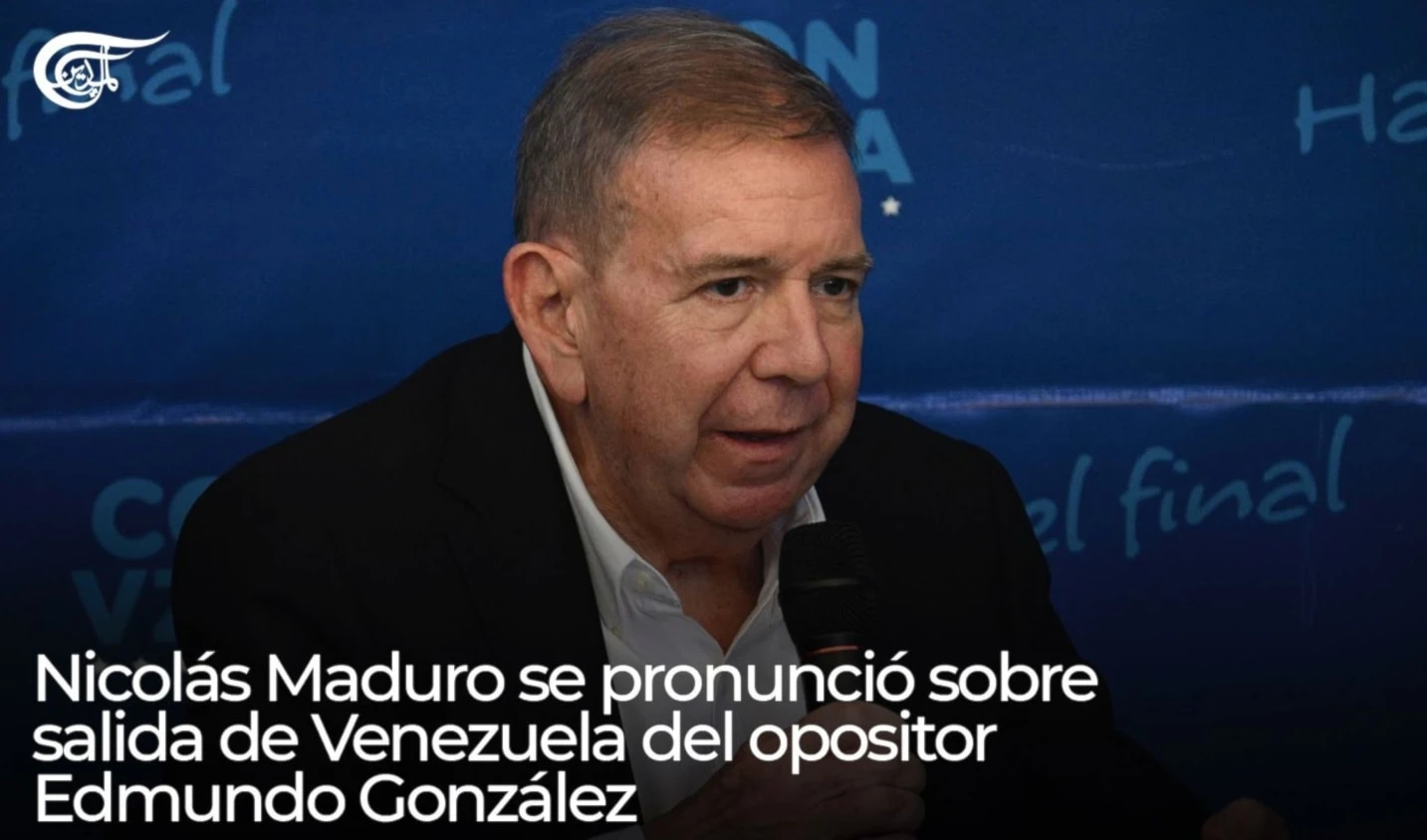 Nicolás Maduro se pronunció sobre salida de Venezuela del opositor Edmundo González.