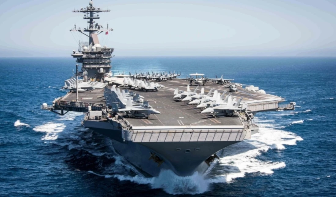 El portaviones USS Theodore Roosevelt. El portaviones USS Theodore Roosevelt.