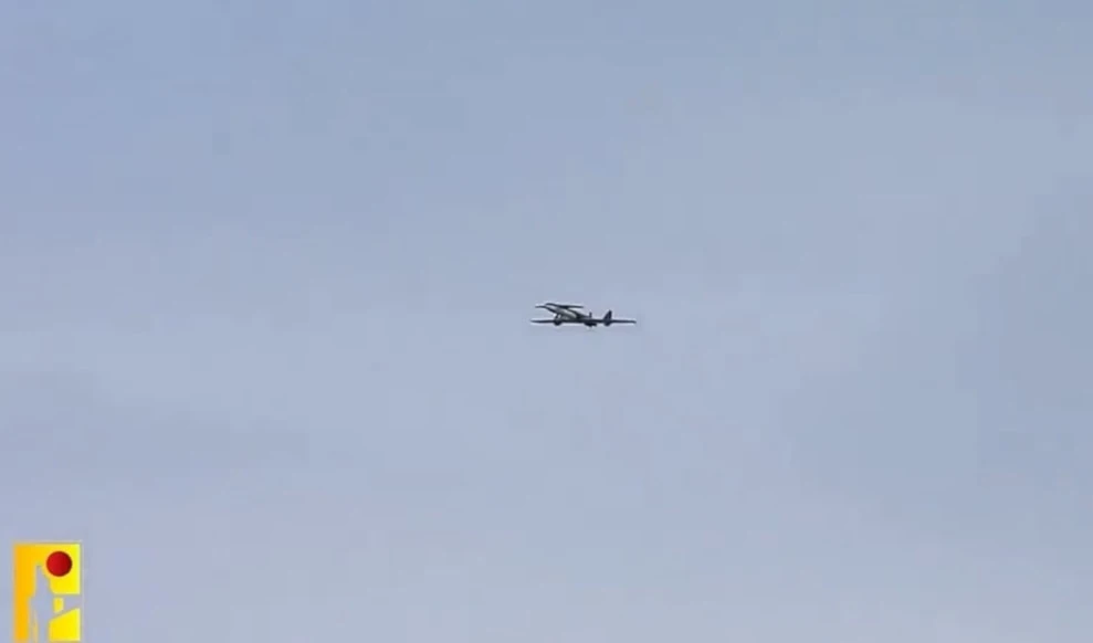 Uno de los drones lanzados por la Resistencia de Líbano (Hizbullah).