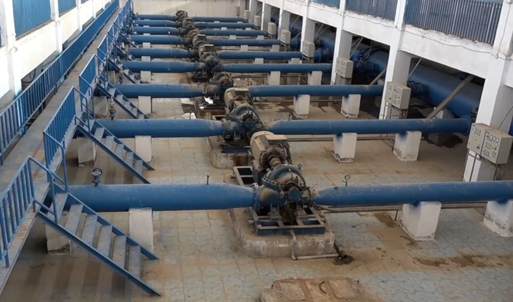 La estación de bombeo de agua de Alouk es la única fuente del preciado líquido para un millón de civiles en Hasakeh, Siria.