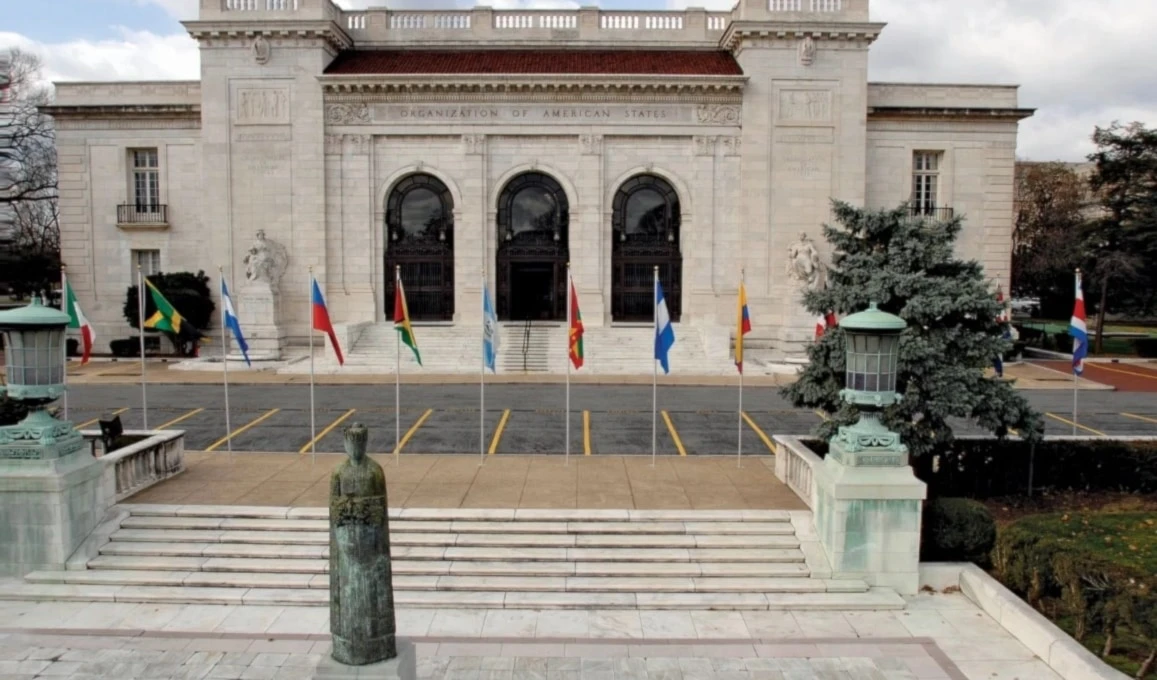 Sede de la Organización de Estados Americanos reúne a gobiernos del norte y sur del continente.