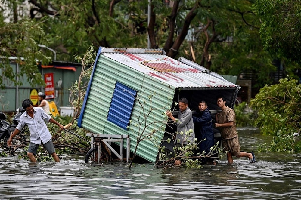 Más de 280 muertos en Vietnam por el supertifón Yagi. Foto: AFP. 