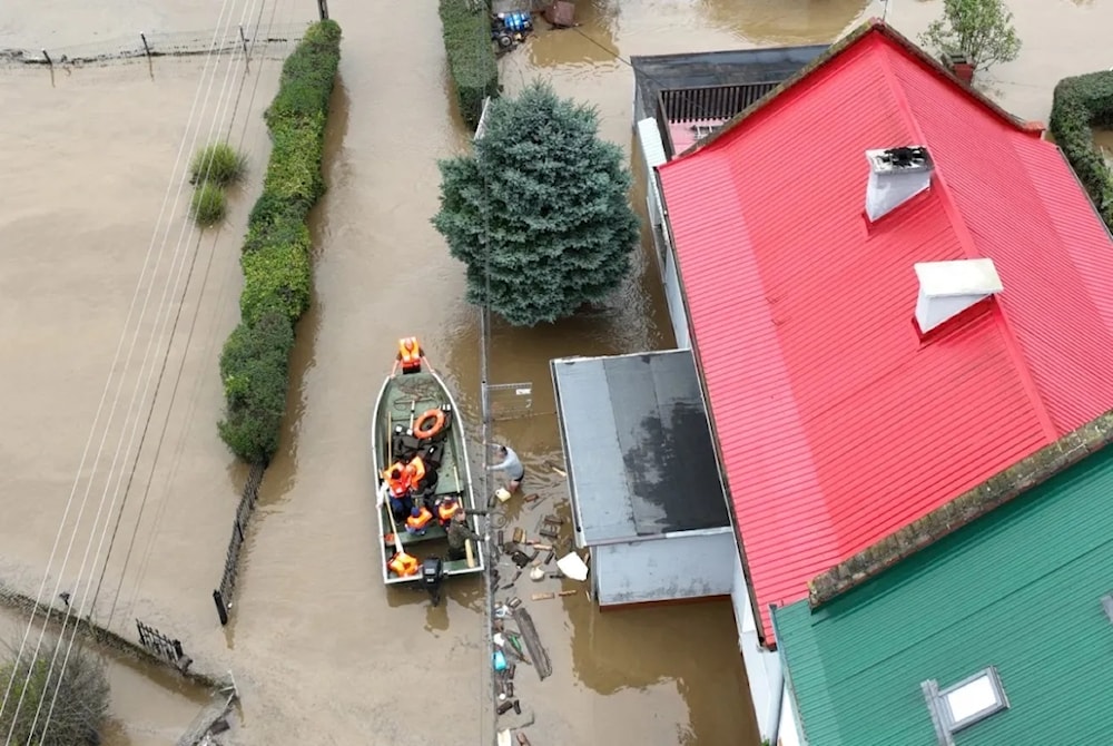 Tormenta Boris deja muertos e inundaciones en Europa. Foto: AFP.