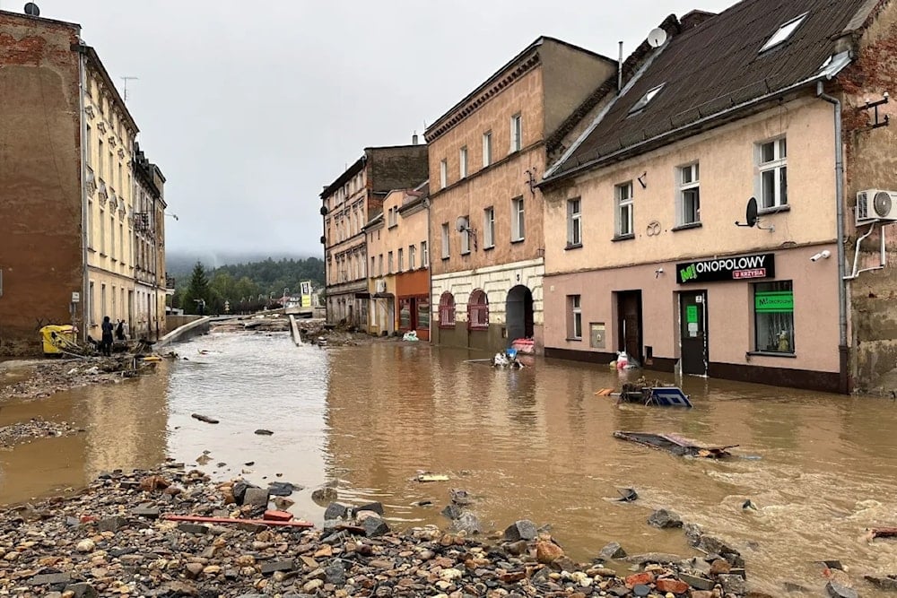 Inundaciones en Polonia. Foto: EFE. 