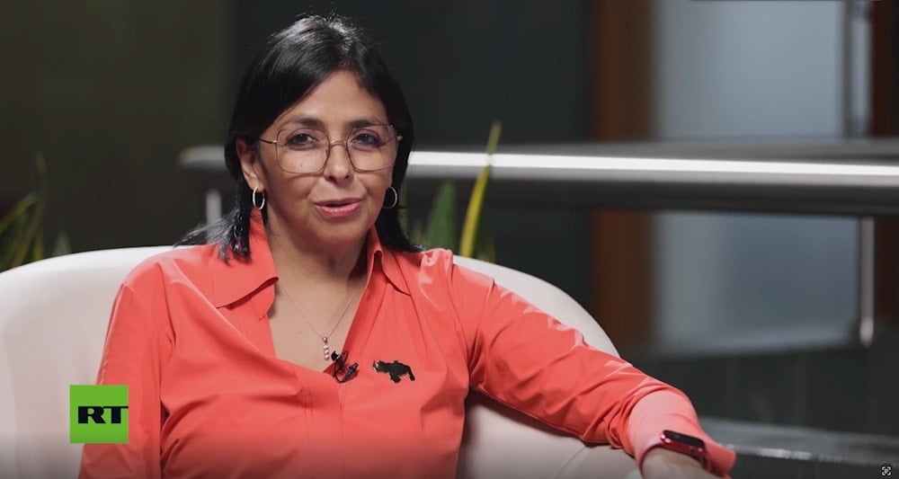 La vicepresidenta ejecutiva de Venezuela, Delcy Rodríguez.