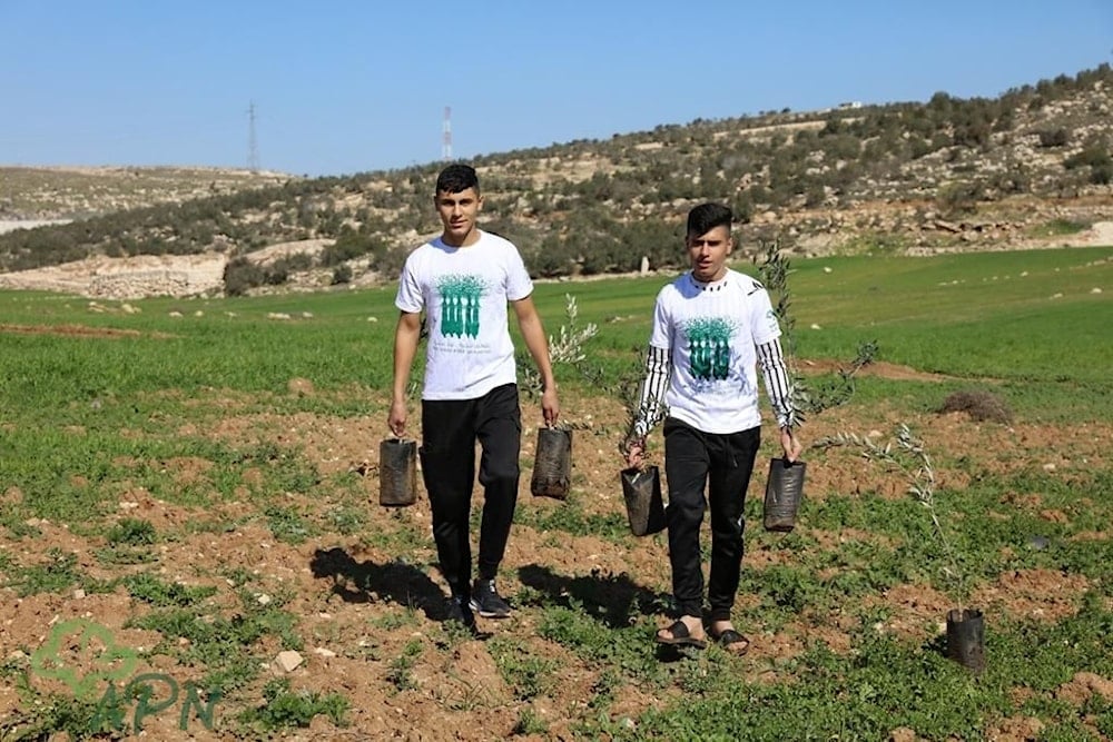 Árboles por Palestina y la nación árabe