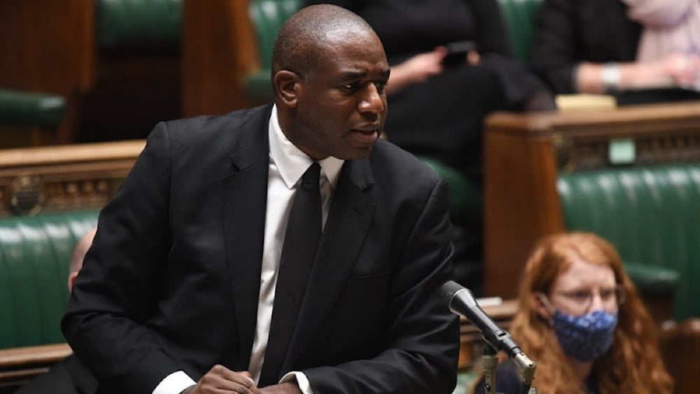 El ministro de Asuntos Exteriores de Reino Unido, David Lammy, ante la Cámara de los Comunes británica, este 2 de septiembre de 2024.