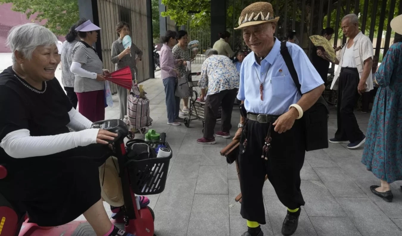 China alcanzó una esperanza de vida récord de 78,6 años. Foto: AP.