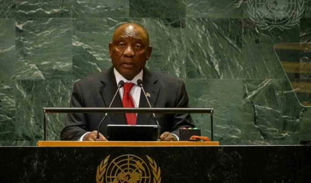 El presidente de Sudáfrica, Cyril Ramaphosa.